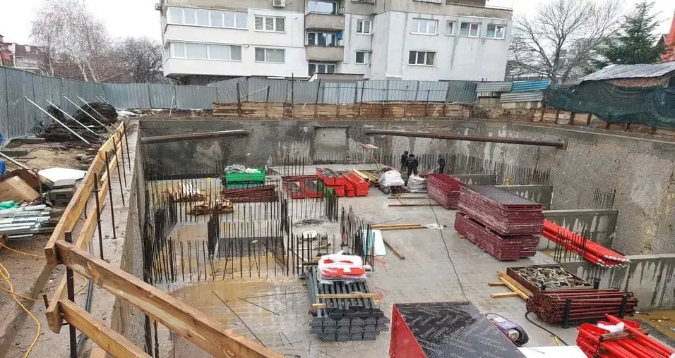Укрепване на строителен изкоп на жилищна сграда - кв. Павлово, София